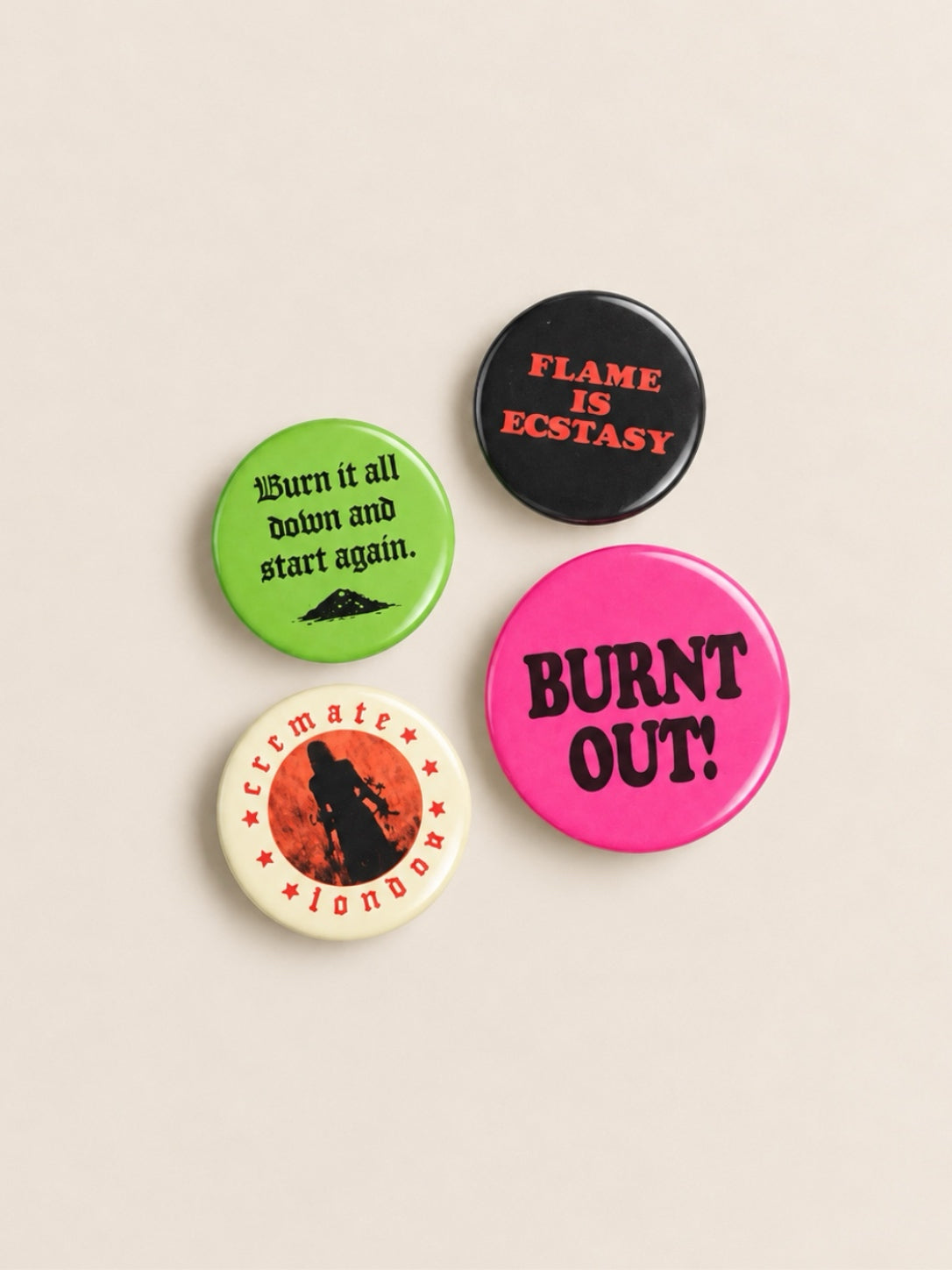 Cremate Badge Pack