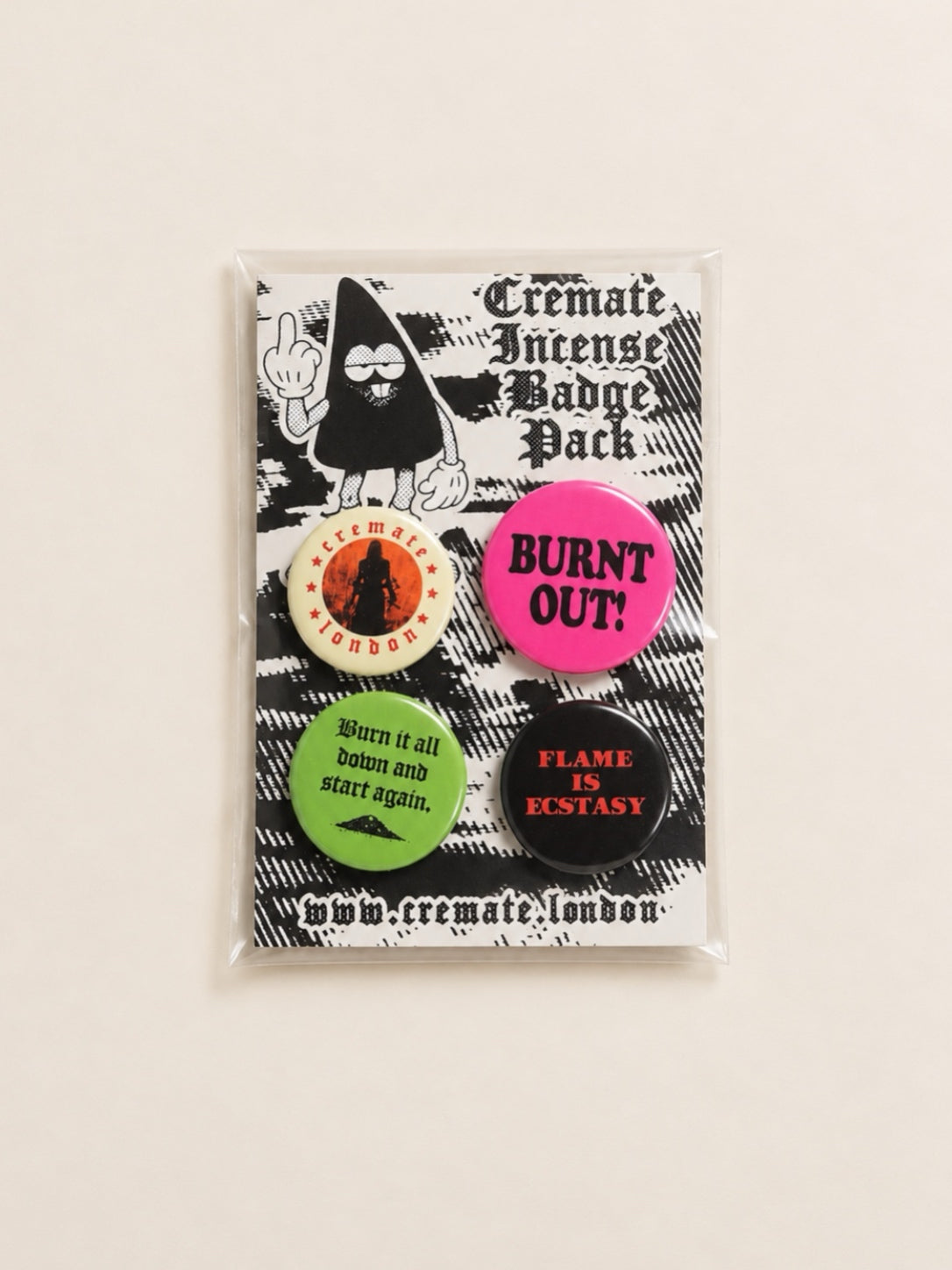 Cremate Badge Pack